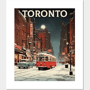 Toronto Canada Vintage Poster Tourism 2 Posters and Art